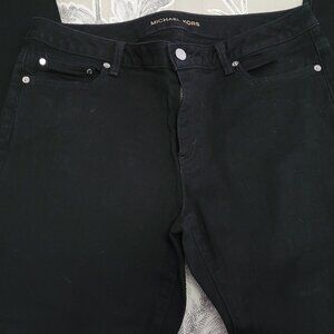 Michael Kors Black 5-Pocket Jeans 98% Cotton Izzy Skinny Jeans Size 10 EUC